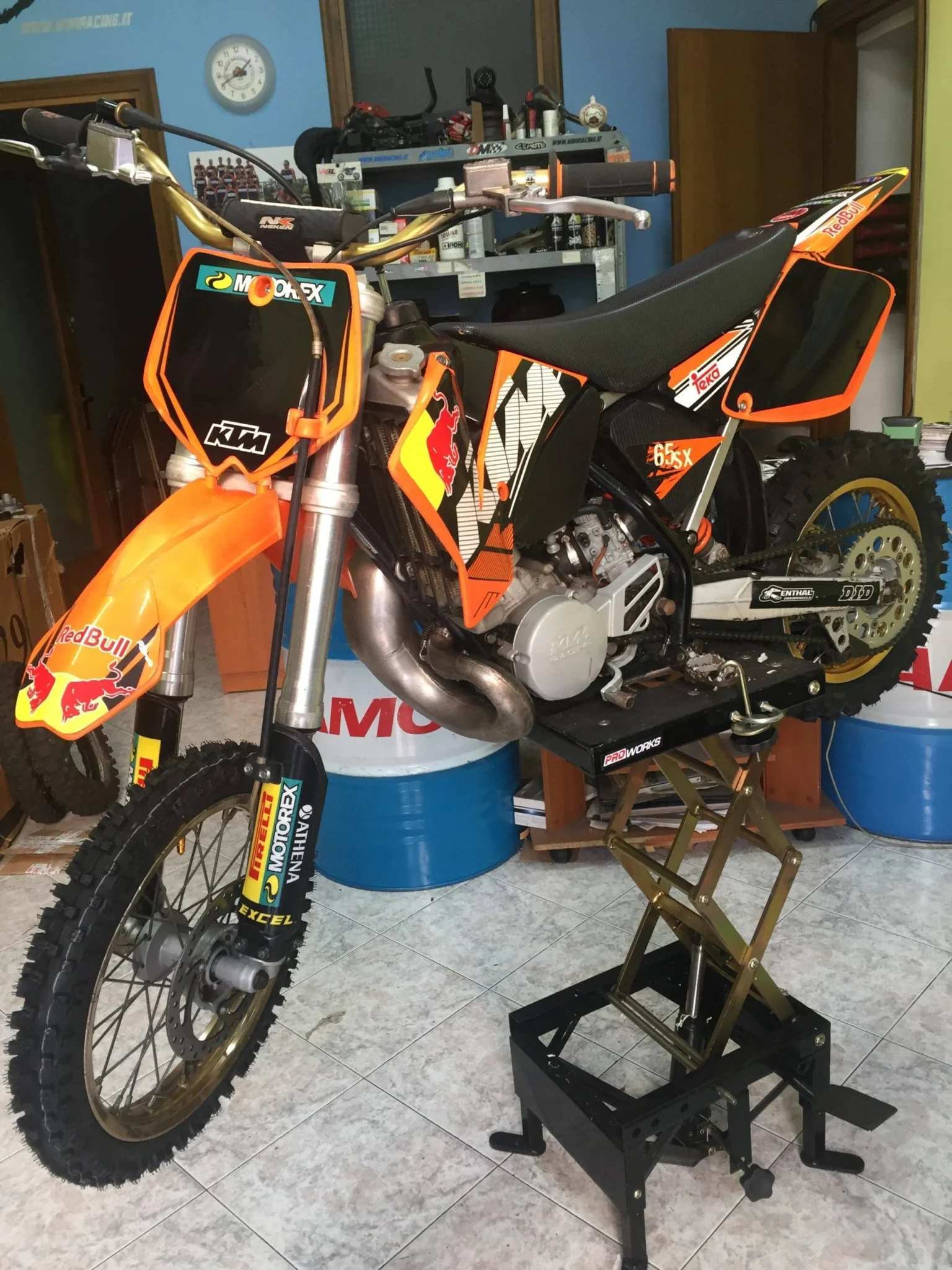 KTM 65cc 6 marce, ruote 14″ 12″ 2007, foto 2