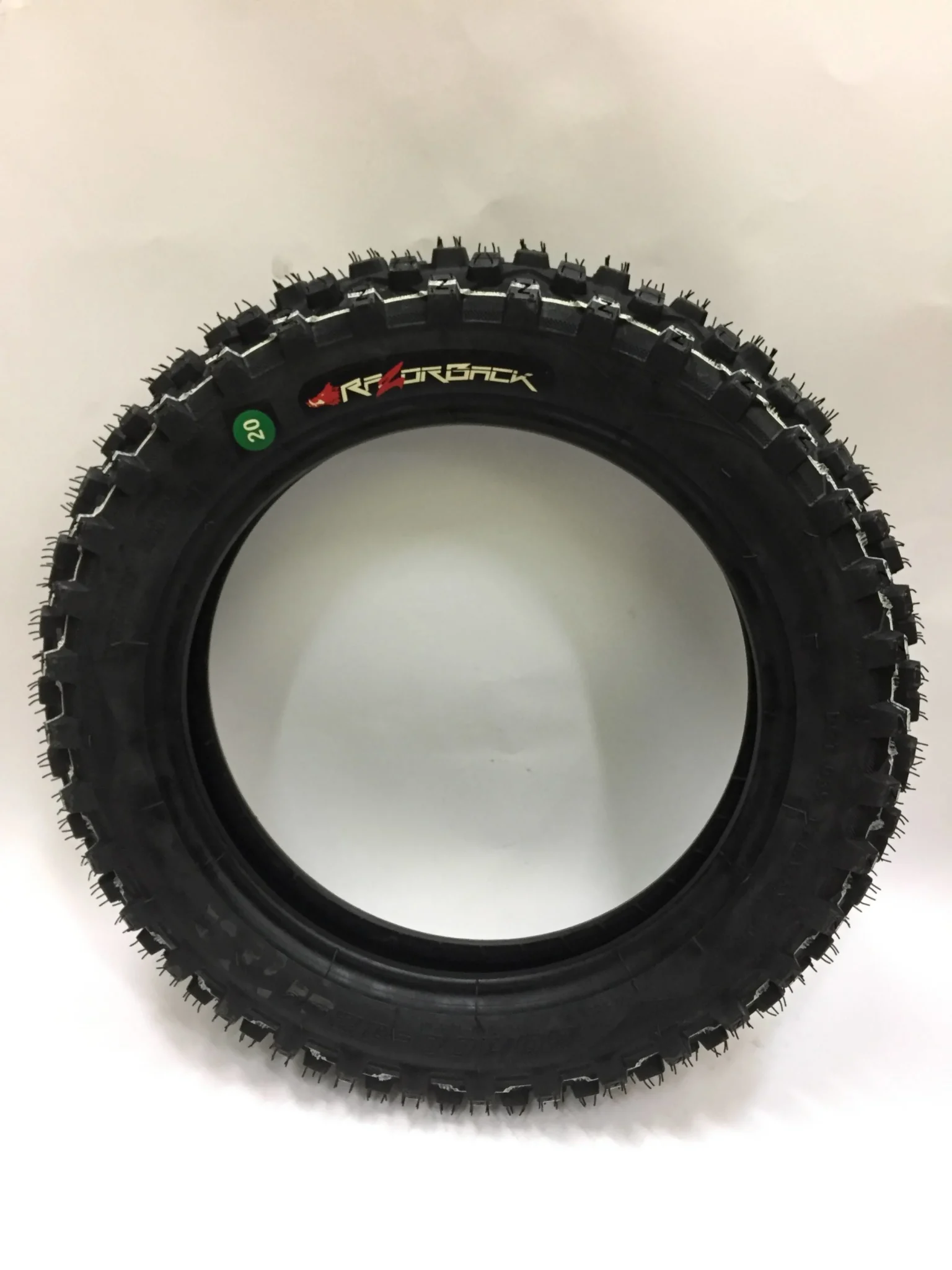 Gomma pneumatico cross 80/100-12 razorback feral, foto 3