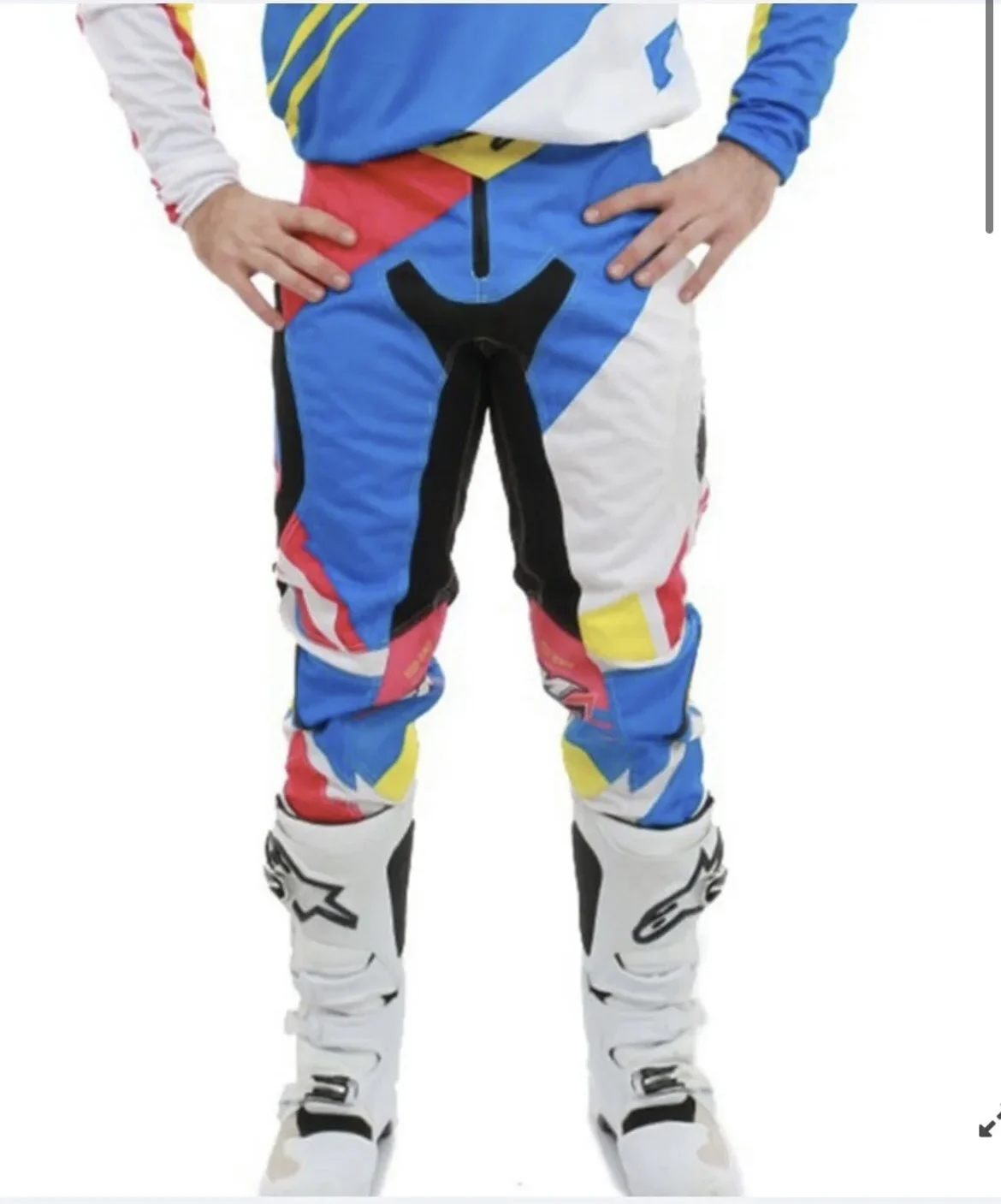 Completo di maglia + pantalone fm force x23 x cross enduro quad, foto 2