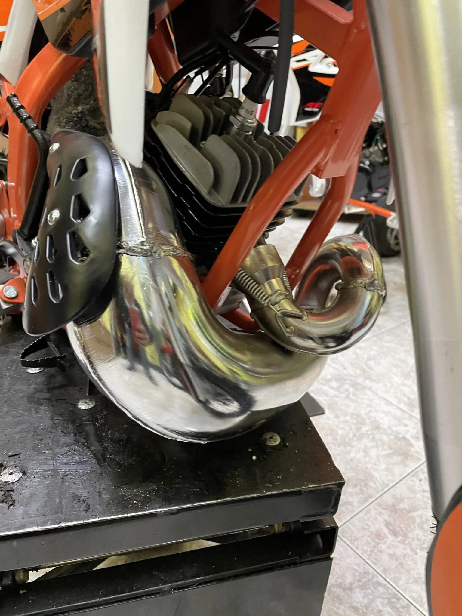 Mini cross 50cc 2T ruota 14″ 12″ avviamento a pedale, carburatore 18, foto 13