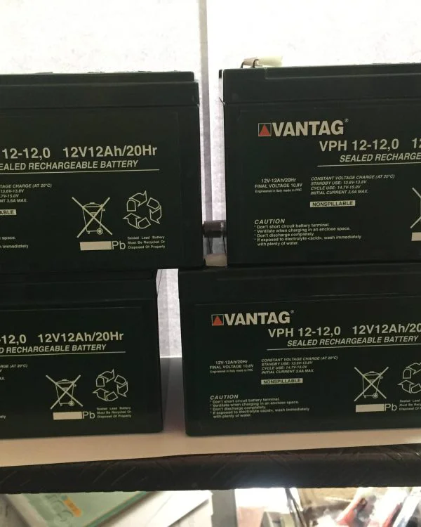 Pacco di 4 batterie 12Ah x 48V vantag