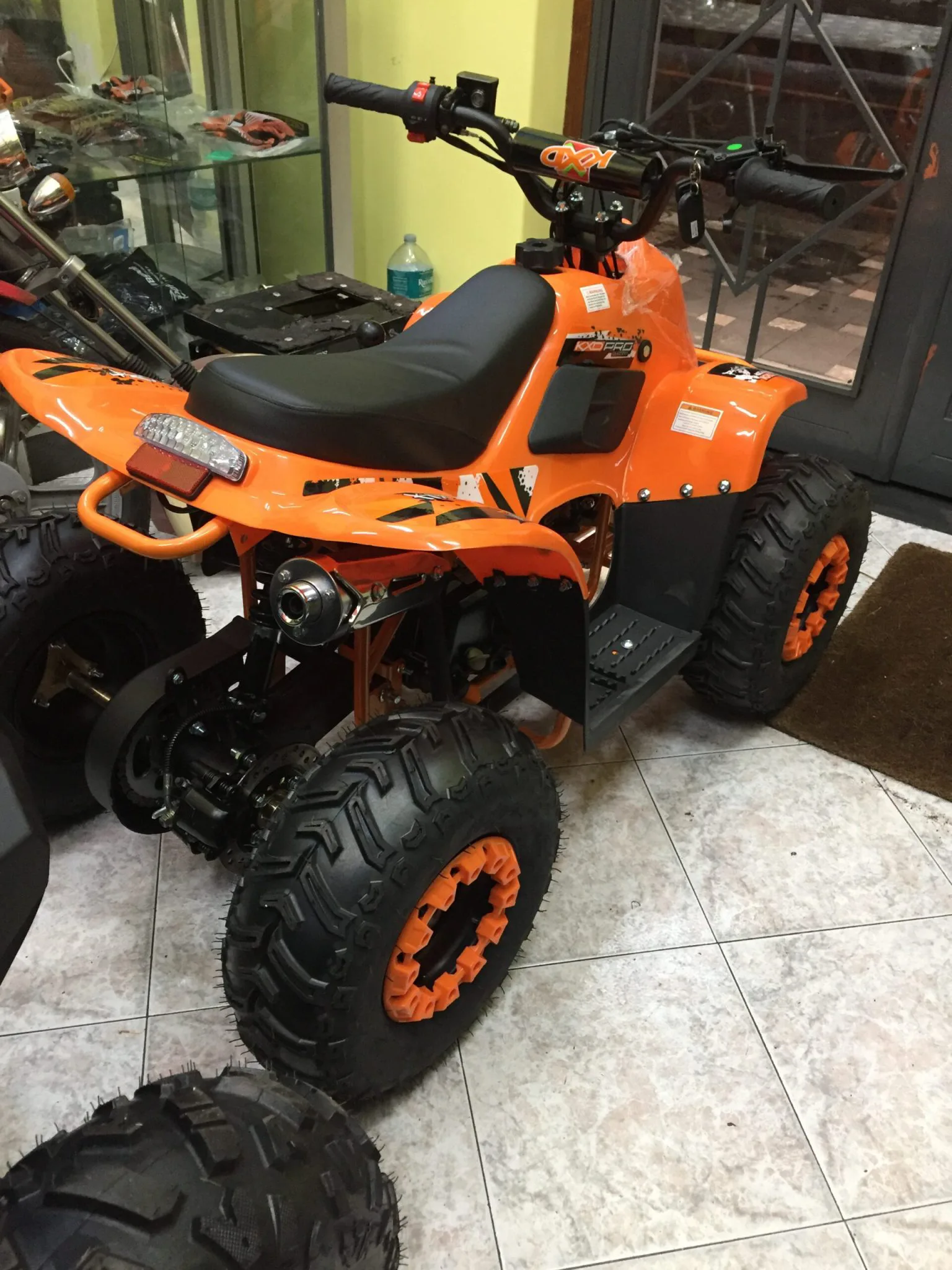 Quad Bambu’ 125cc 4T ruota 7″ avviamento elettrico, luci, telecomando, retromarcia, foto 2