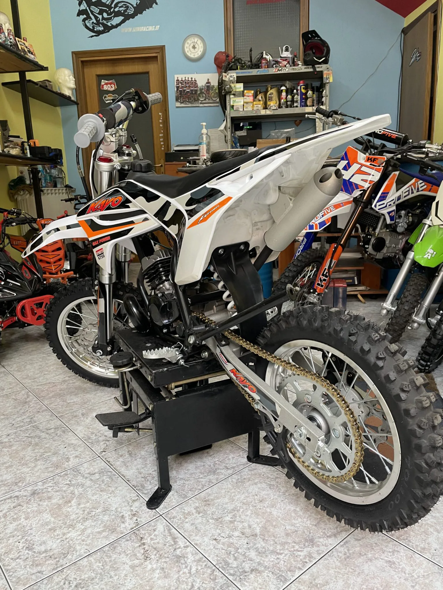 Mini cross Kayo KT50 50cc 2T ruote 14″12″, foto 9