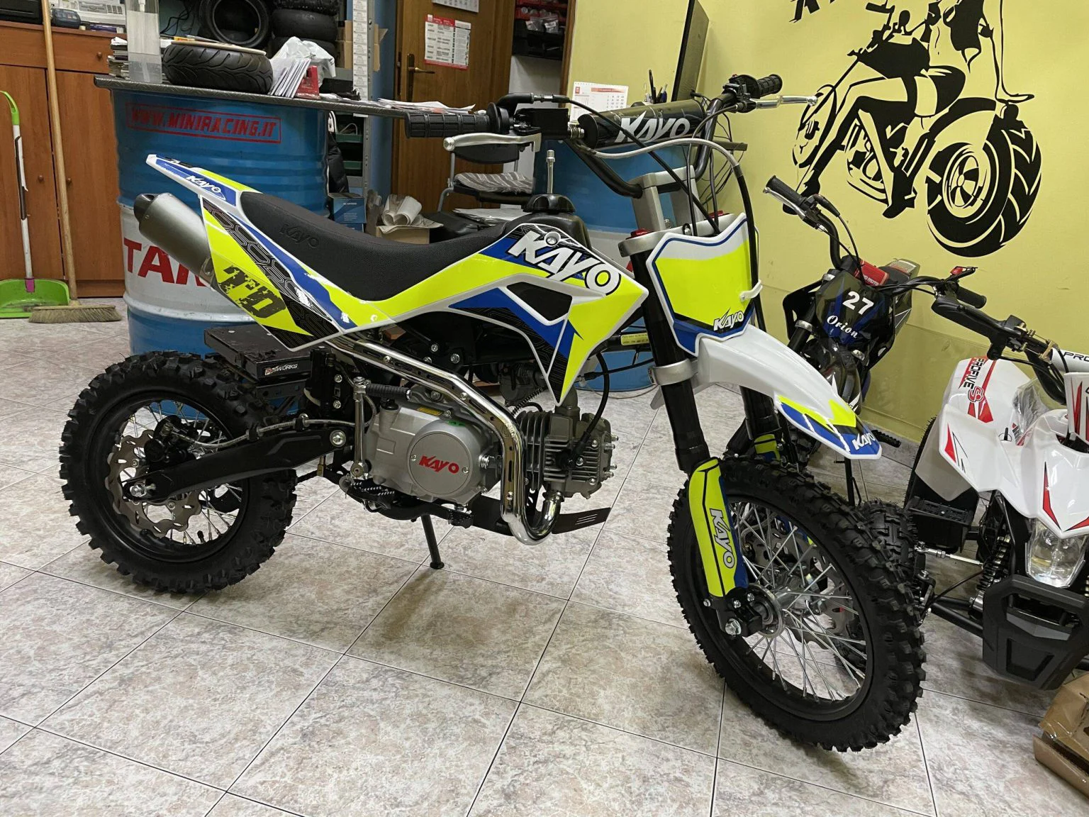 Pit bike Kayo TD-D 125cc 4T, 4 marce, ruota 14″ 12″ MY 2023