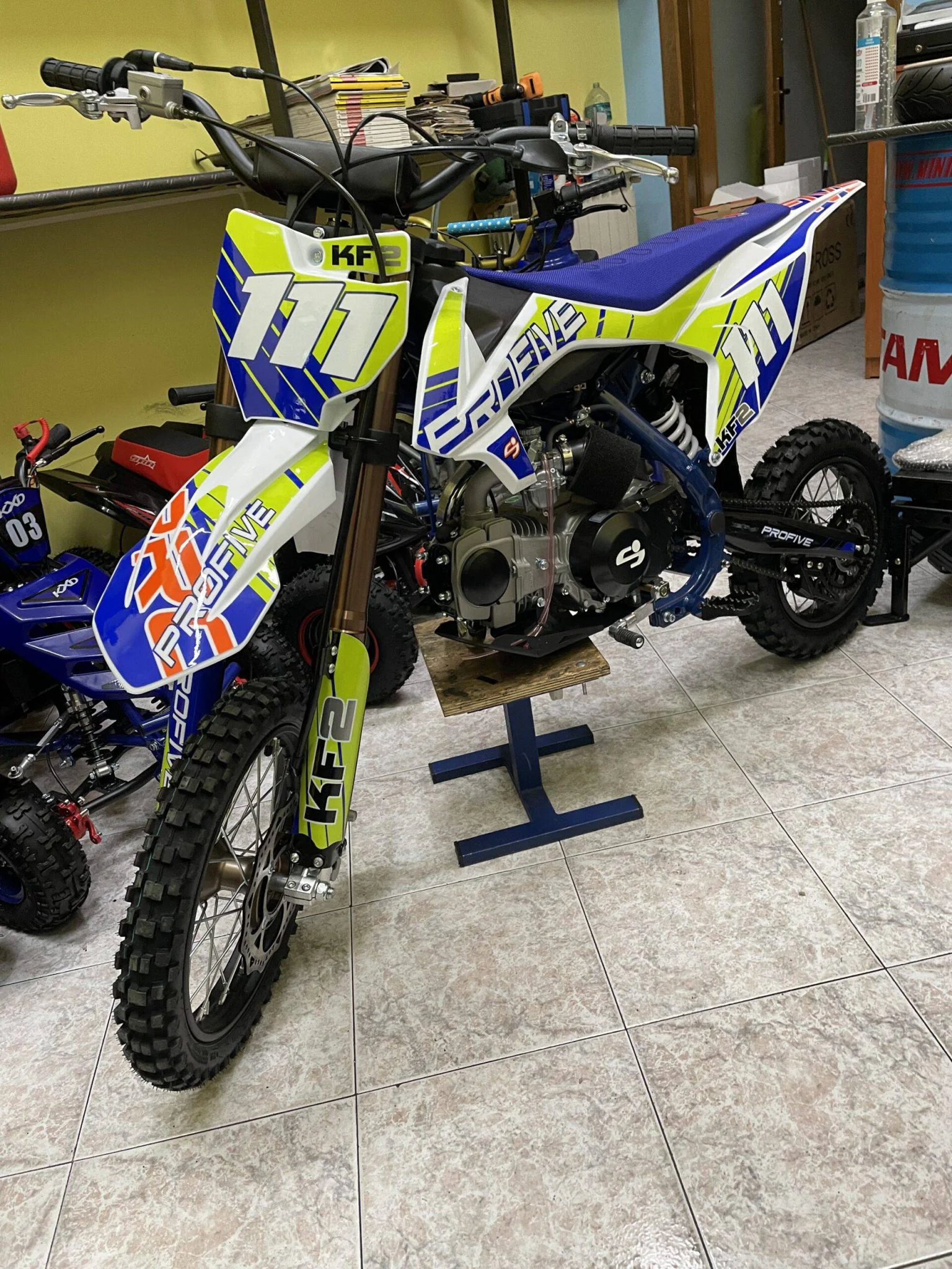 Pit bike 140cc Profive KF2 4T, 4 marce, ruota 14″ 17″ MY 2023, foto 2