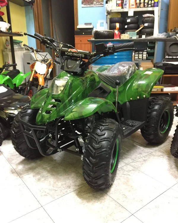 Quad Bambu’ 125cc 4T ruota 7″ avviamento elettrico, luci, telecomando, retromarcia