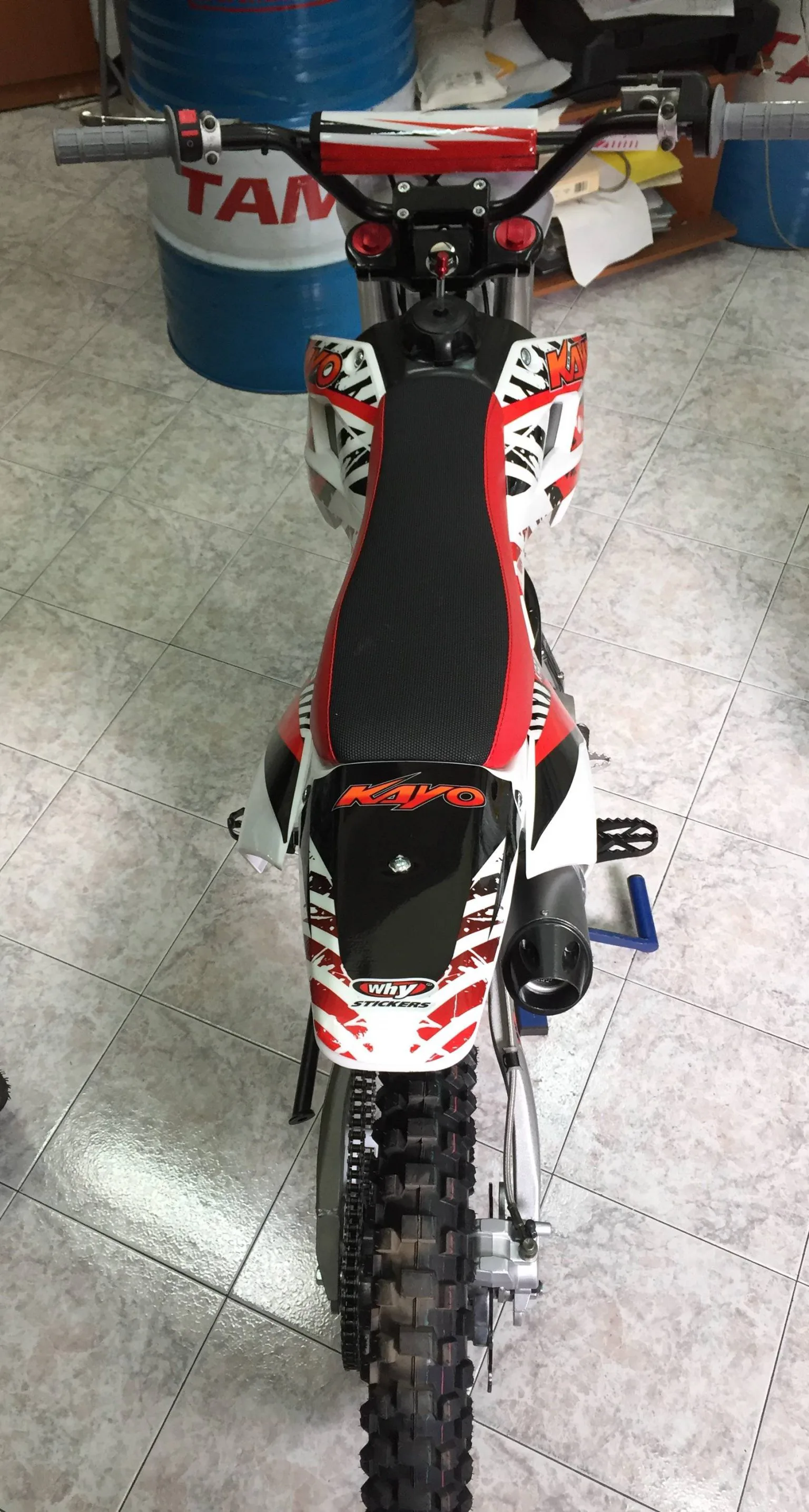 Pit bike Kayo 125cc 4T, 4 marce, ruota 14″ 17″ Monster, foto 6