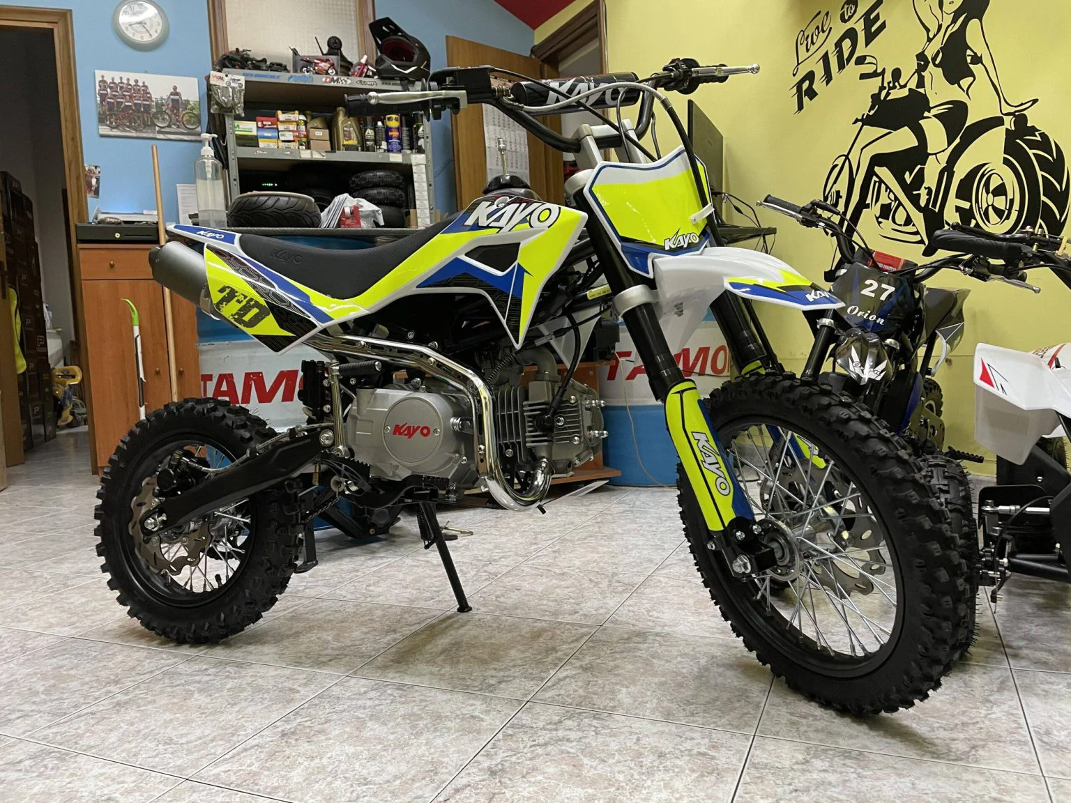 Pit bike Kayo TD-D 125cc 4T, 4 marce, ruota 14″ 12″ MY 2023, foto 3