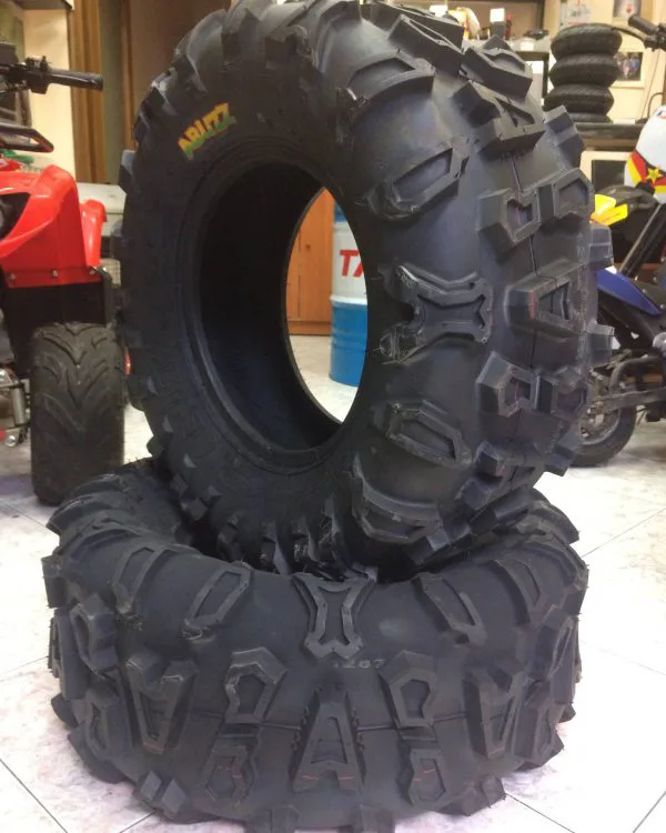 Coppia 2 gomme pneumatici quad 12″ CST abuzz 27×9-12
