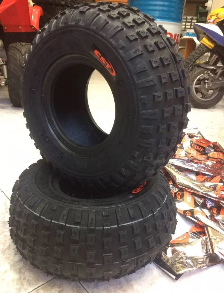 Coppia 2 gomme pneumatici quad 6″ c-829 145x70-6