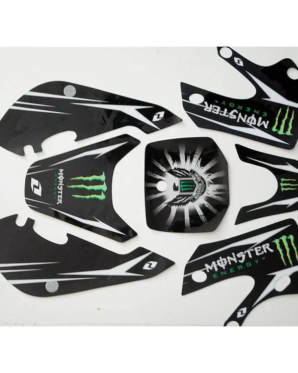 Adesivi grafiche Monster energy plastiche klx