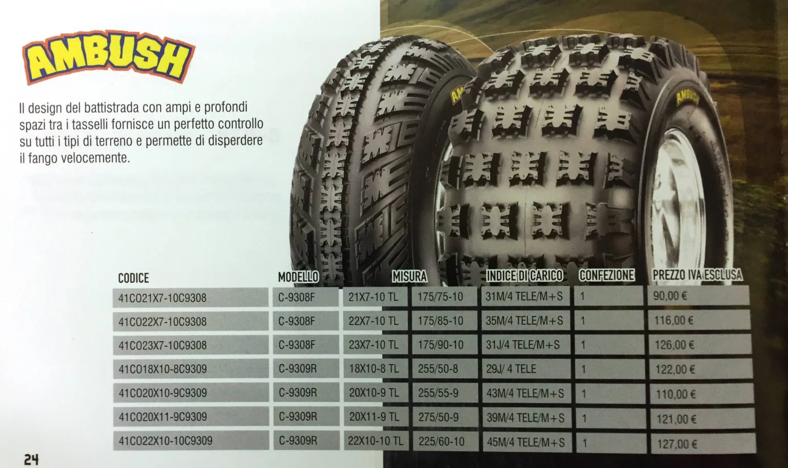 Gomma pneumatico quad 10″ CST ambush 21×7-10, foto 3