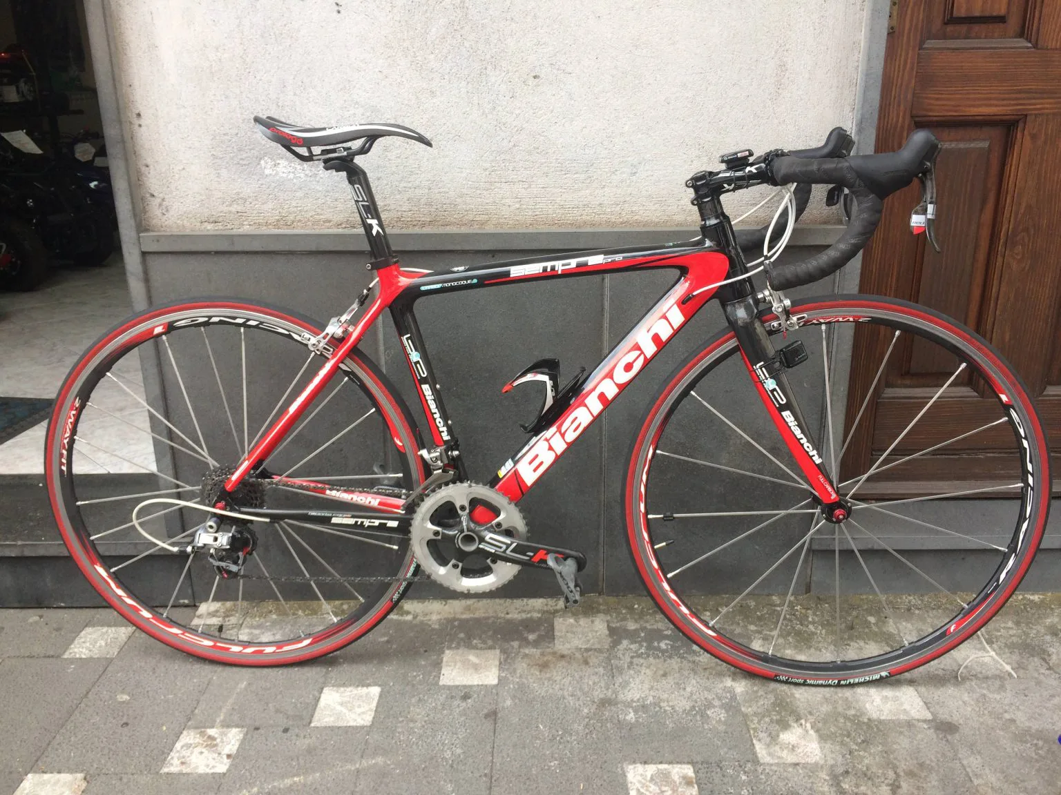 Bianchi sempre pro in carbonio, 10V sram red, taglia 50, 6, 8kg, foto 2