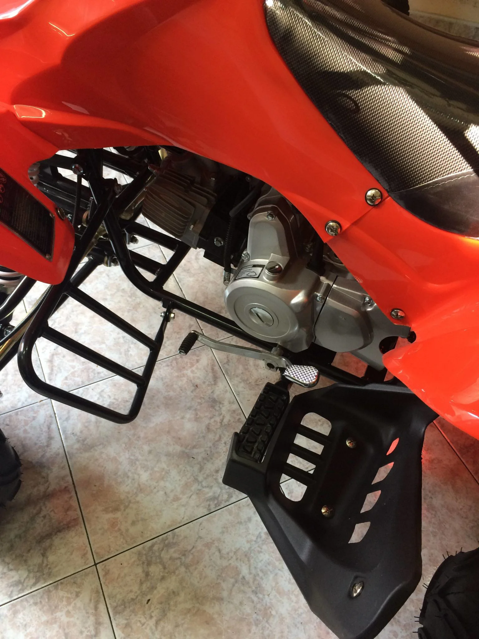 Quad Raptor 110cc 4T ruota 7″ avviamento elettrico, luci, telecomando, retromarcia, foto 6