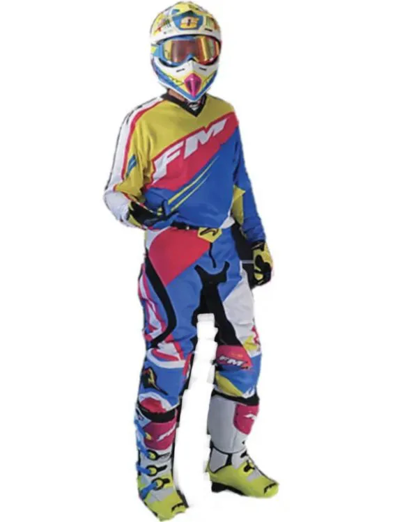 Completo di maglia + pantalone fm force x23 x cross enduro quad