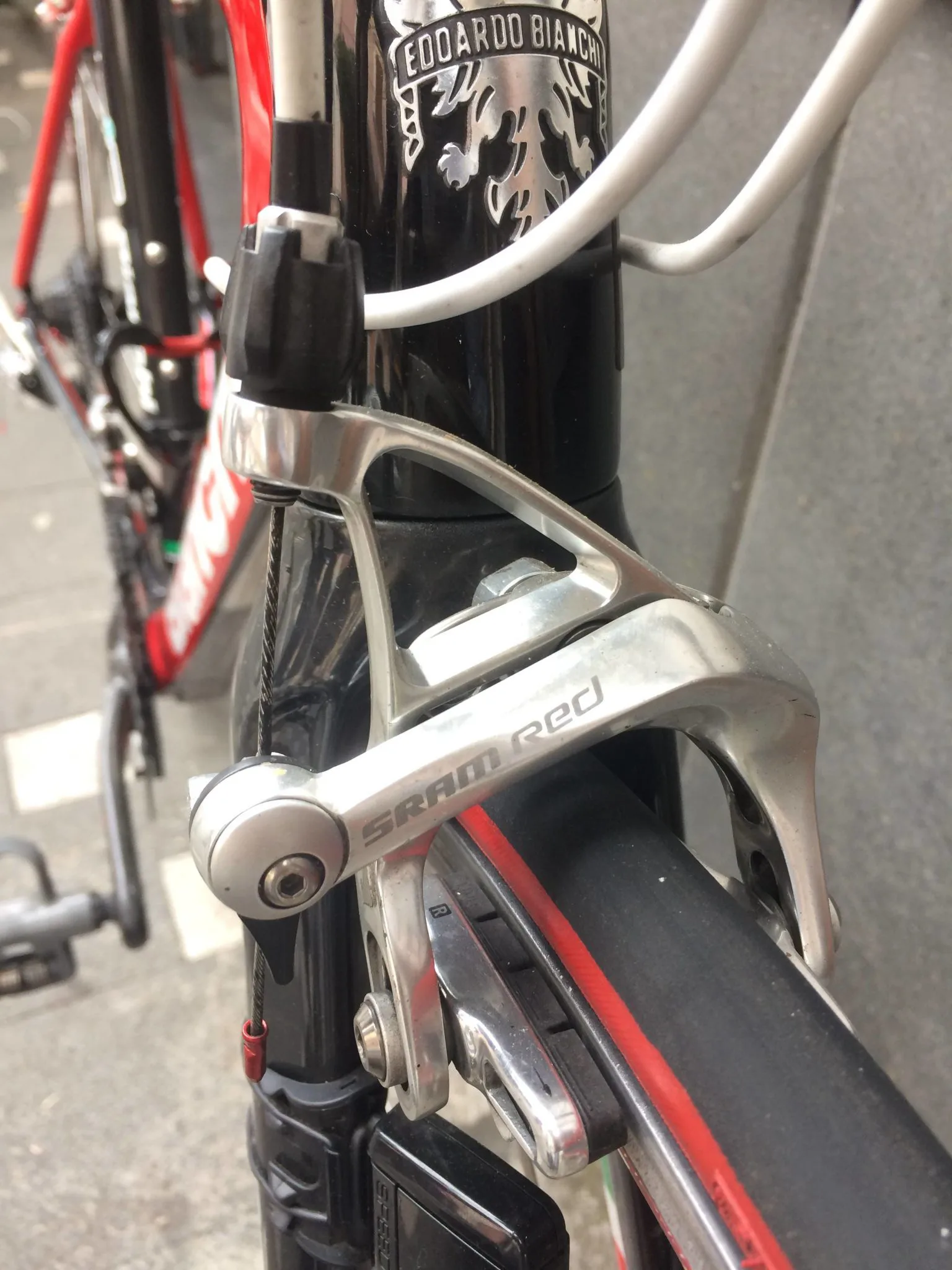 Bianchi sempre pro in carbonio, 10V sram red, taglia 50, 6, 8kg, foto 4
