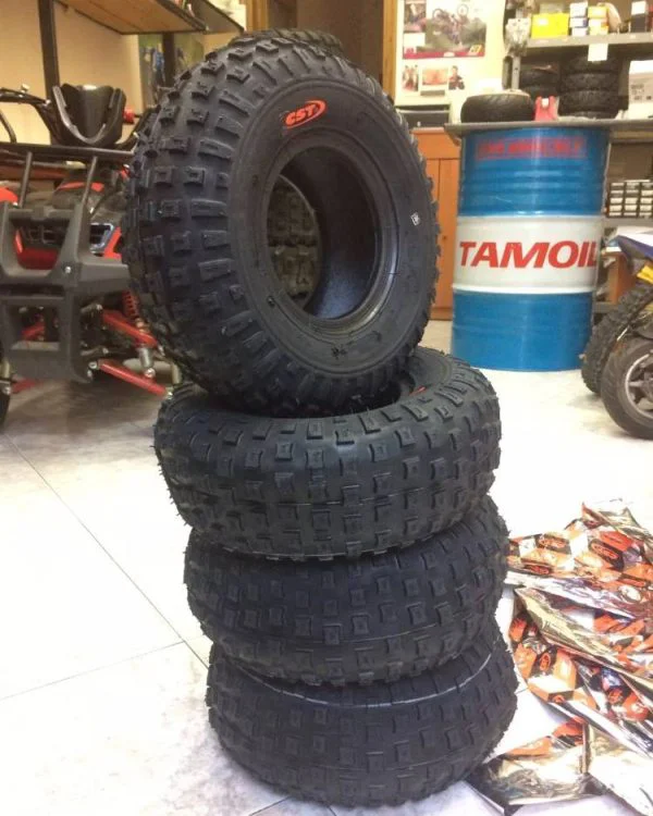 Treno 4 gomme pneumatici quad 6″ c-829 145x70-6