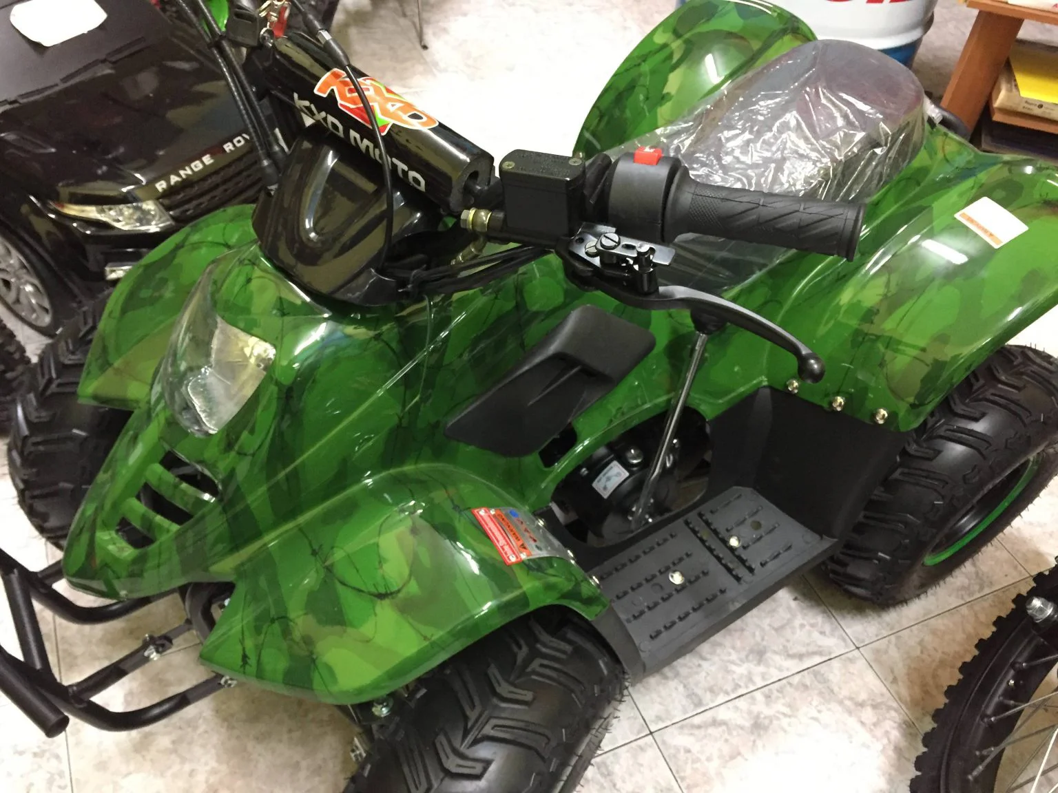 Quad Bambu’ 125cc 4T ruota 7″ avviamento elettrico, luci, telecomando, retromarcia, foto 8