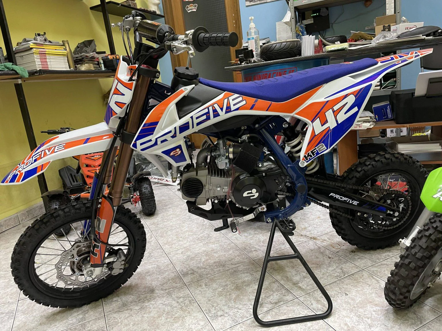 Pit bike 125cc Profive KF2 4T, 4 marce, ruota 14″ 12″, foto 5