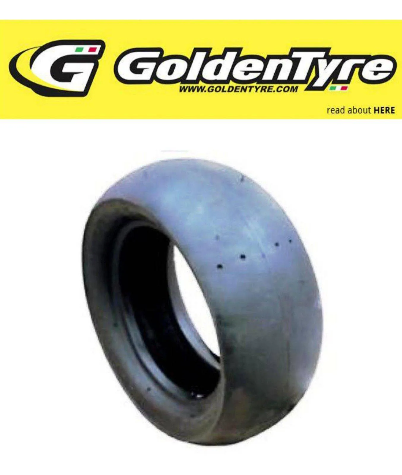 Gomma mini moto anteriore 90/65-6.5 slick goldentired