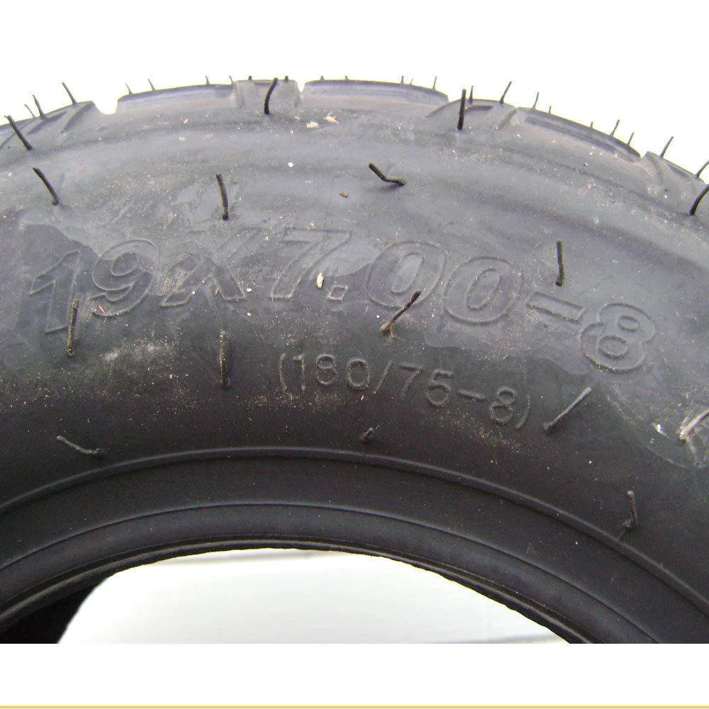 Gomma pneumatico 19x7-8 anteriore, foto 2