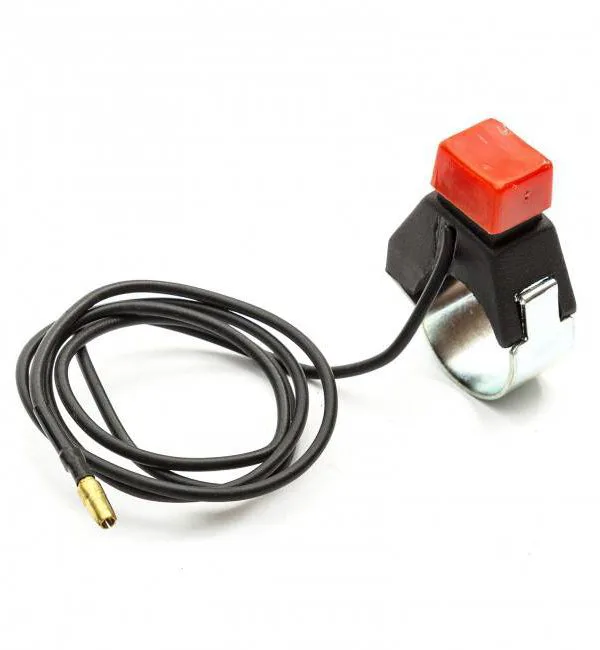 Bottone spegnimento 22mm 1 filo