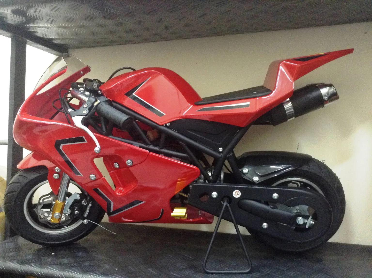 Mini moto GP2 50cc doppio scarico, telaio a traliccio