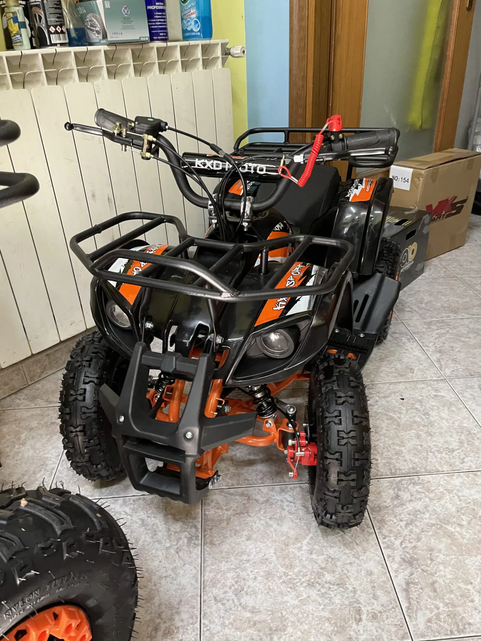 Mini quad Hummer 50cc 2T avviamento elettrico ruota 6″ MY 2024, foto 2
