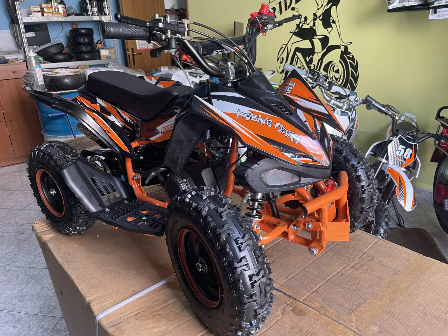 Mini quad Predator 50 cc, ruota 6″, foto 9