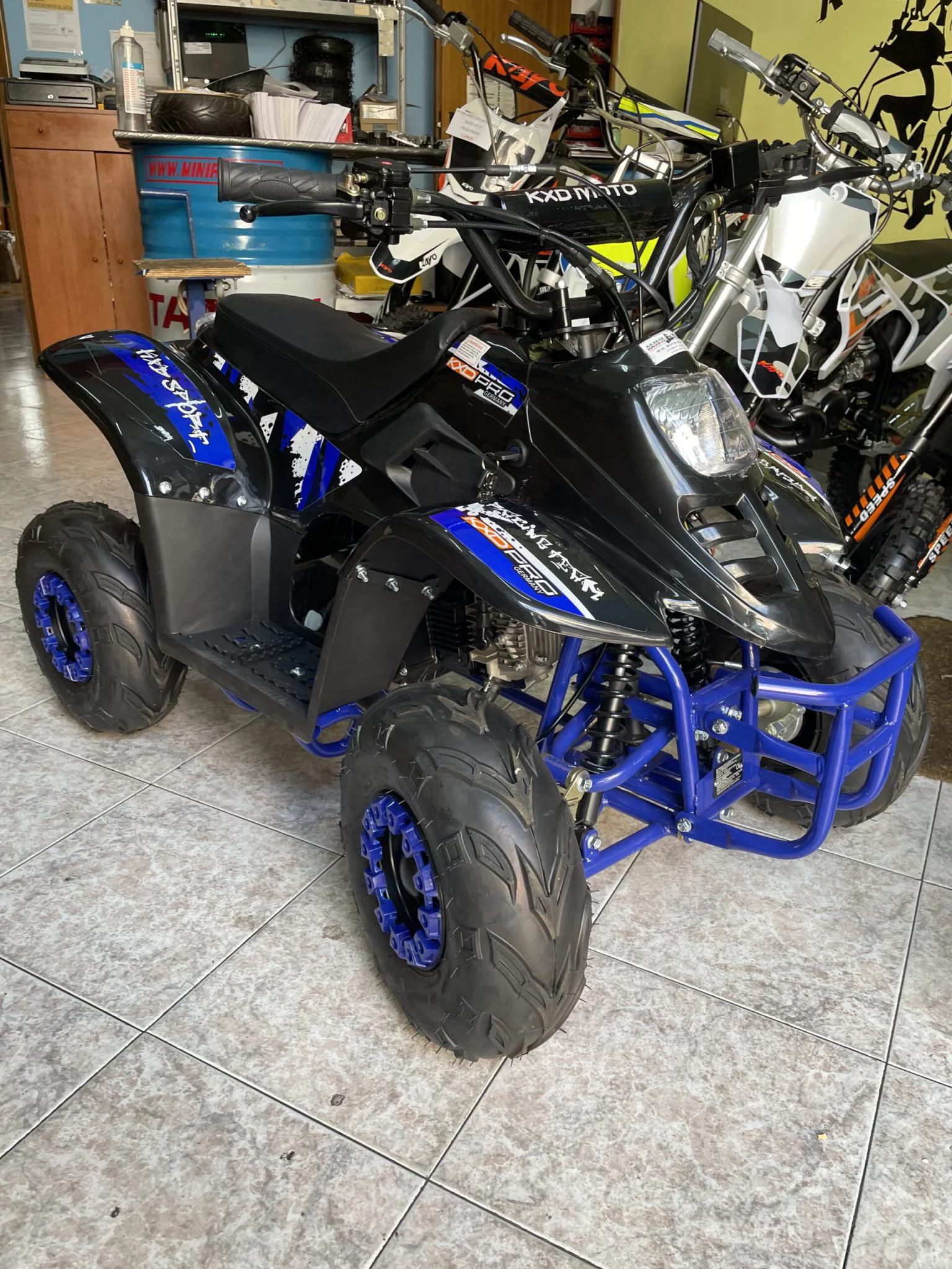Quad Bambu’ 125cc 4T ruota 6″ avviamento elettrico, luci