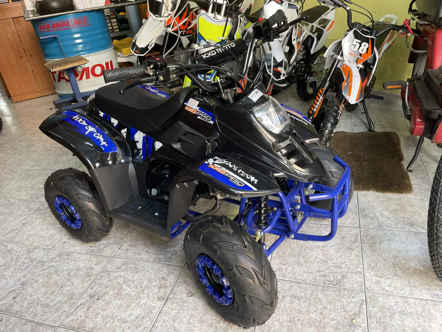 Quad Bambu’ 125cc 4T ruota 6″ avviamento elettrico, luci, foto 3