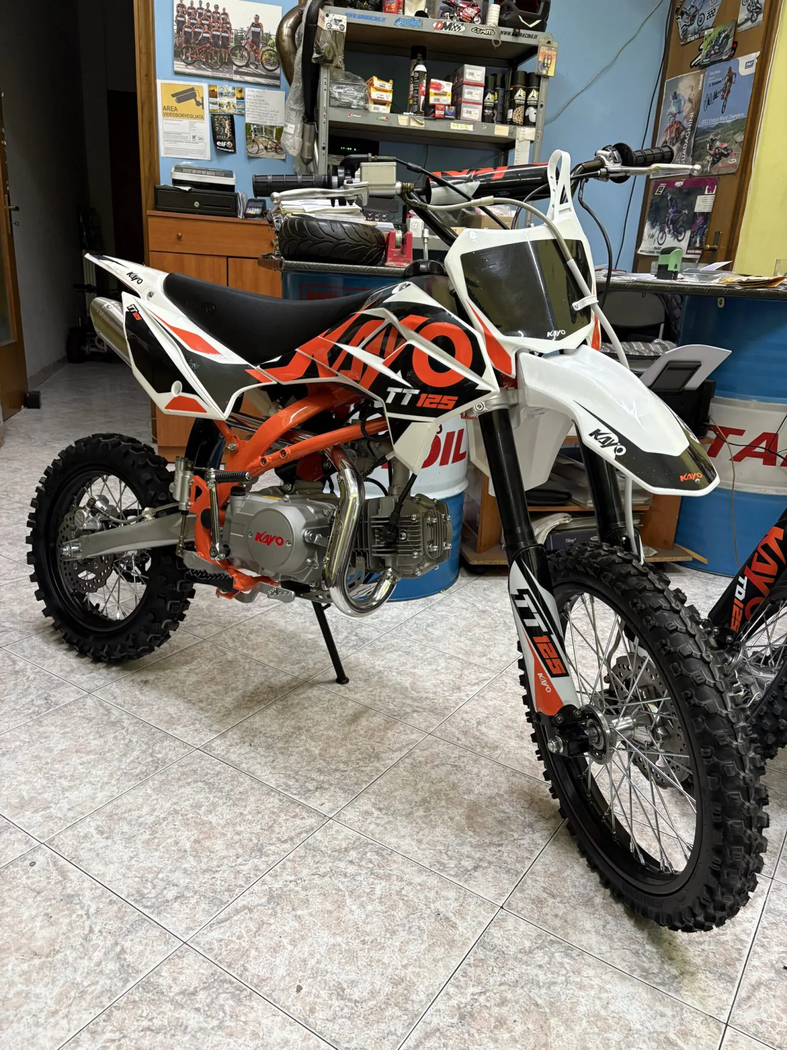 Pit bike Kayo 125cc 4T, 4 marce, ruota 14″17″