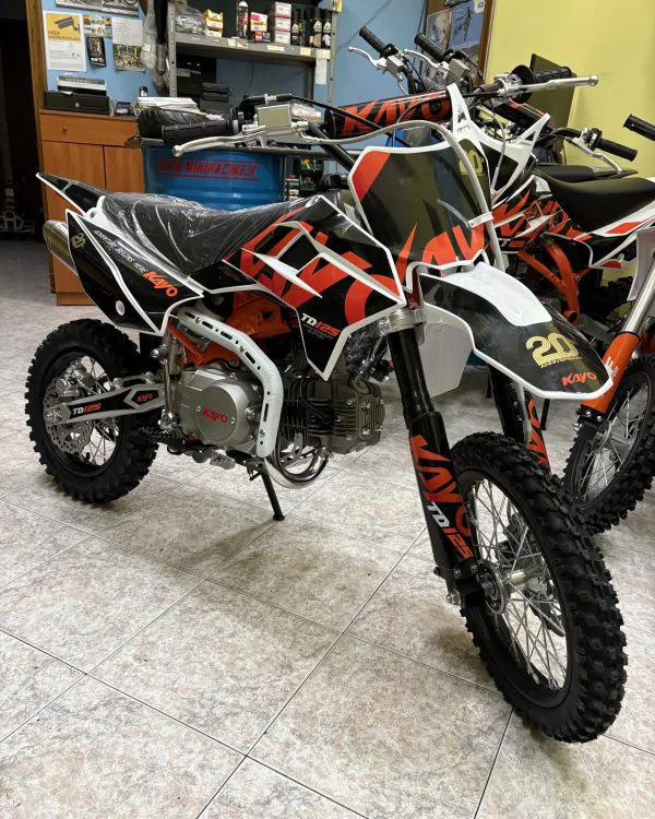 Pit bike Kayo TD-D 125cc 4T, 4 marce, ruota 14″ 12″ 20 Anniversary