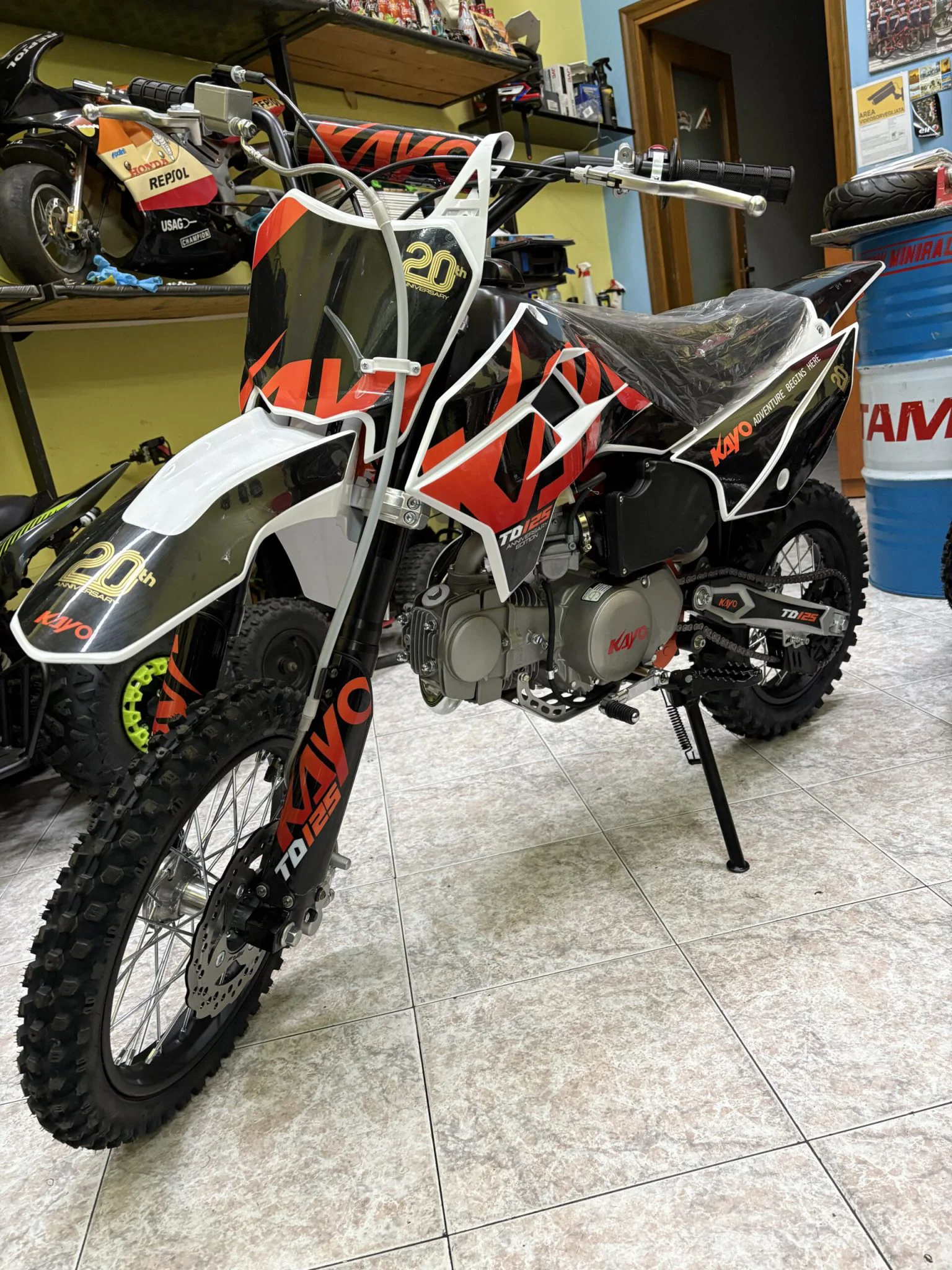 Pit bike Kayo TD-D 125cc 4T, 4 marce, ruota 14″ 12″ 20 Anniversary, foto 3
