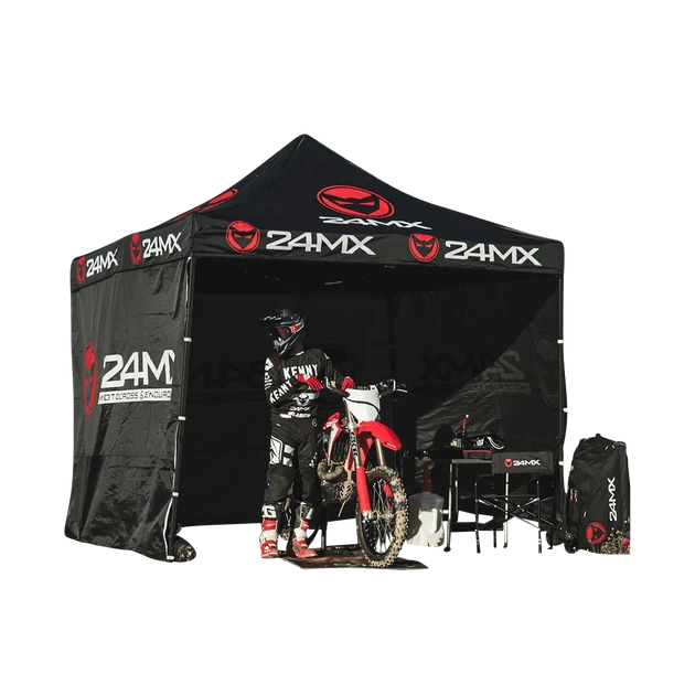 Gazebo gara 3x3m richiudibile Easy up 24mx con pareti laterali