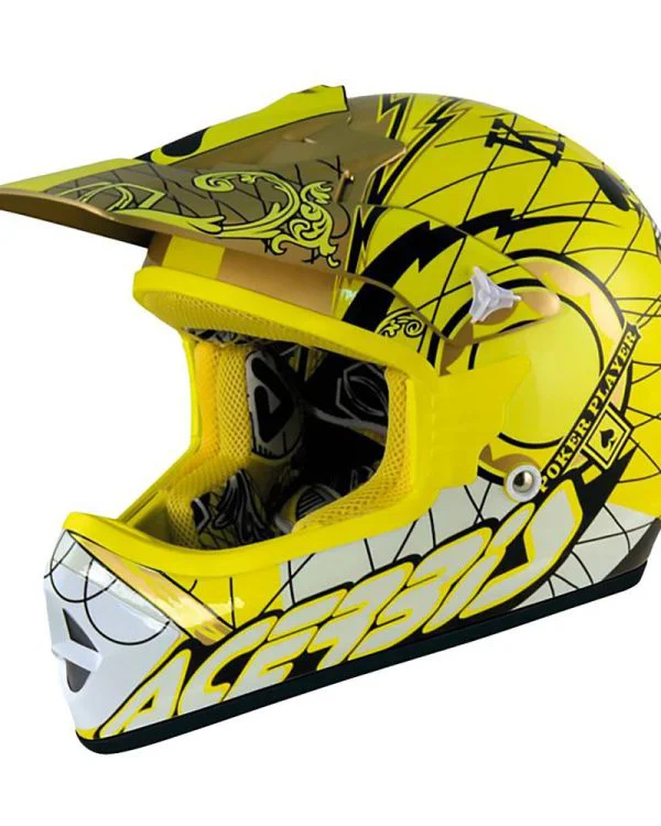 Casco Acerbis x-fiber giallo-poker ultimo xs