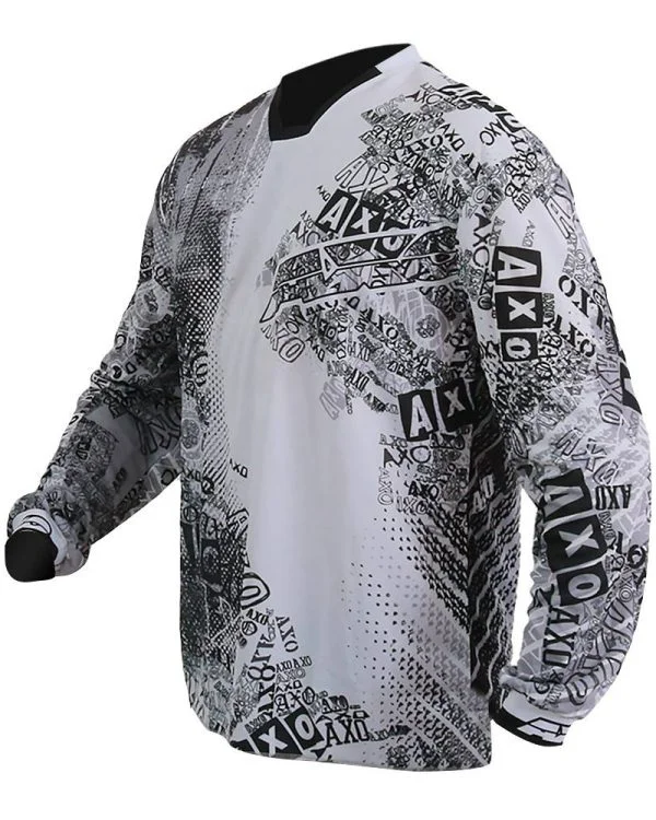 Maglia x cross enduro quad axo under chiver grey