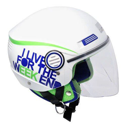 Casco demi jet cgm 107-k verde metal