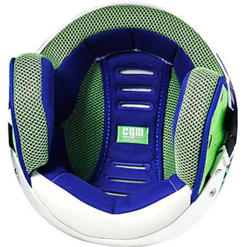 Casco demi jet cgm 107-k verde metal, foto 4
