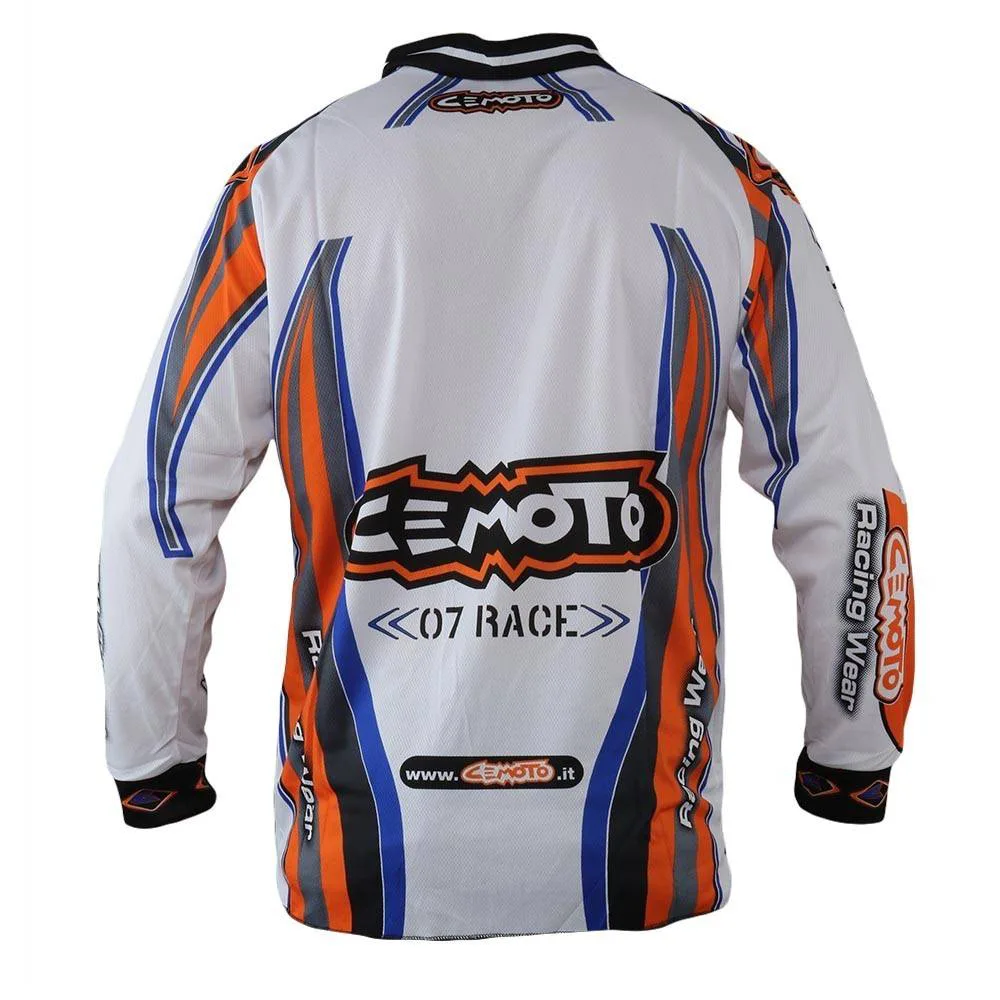 Completo di maglia + pantalone cemoto race 07 x cross enduro quad, foto 3