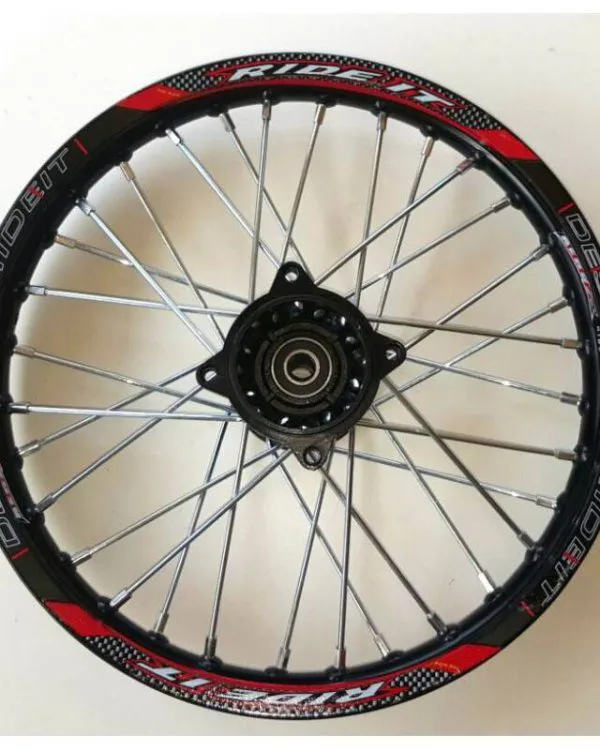 Cerchio anteriore 17″ in alluminio mozzo sdg 15mm raggi 3mm