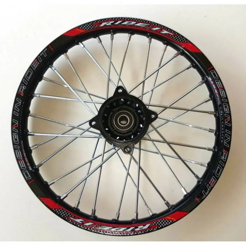 Cerchio anteriore 17″ in alluminio mozzo sdg 15mm raggi 3mm