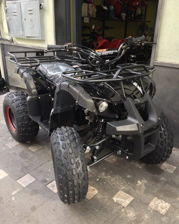 Quad Hummer 125cc 4T 3 marce+retro ruota 8″ avviamento elettrico, luci, telecomando