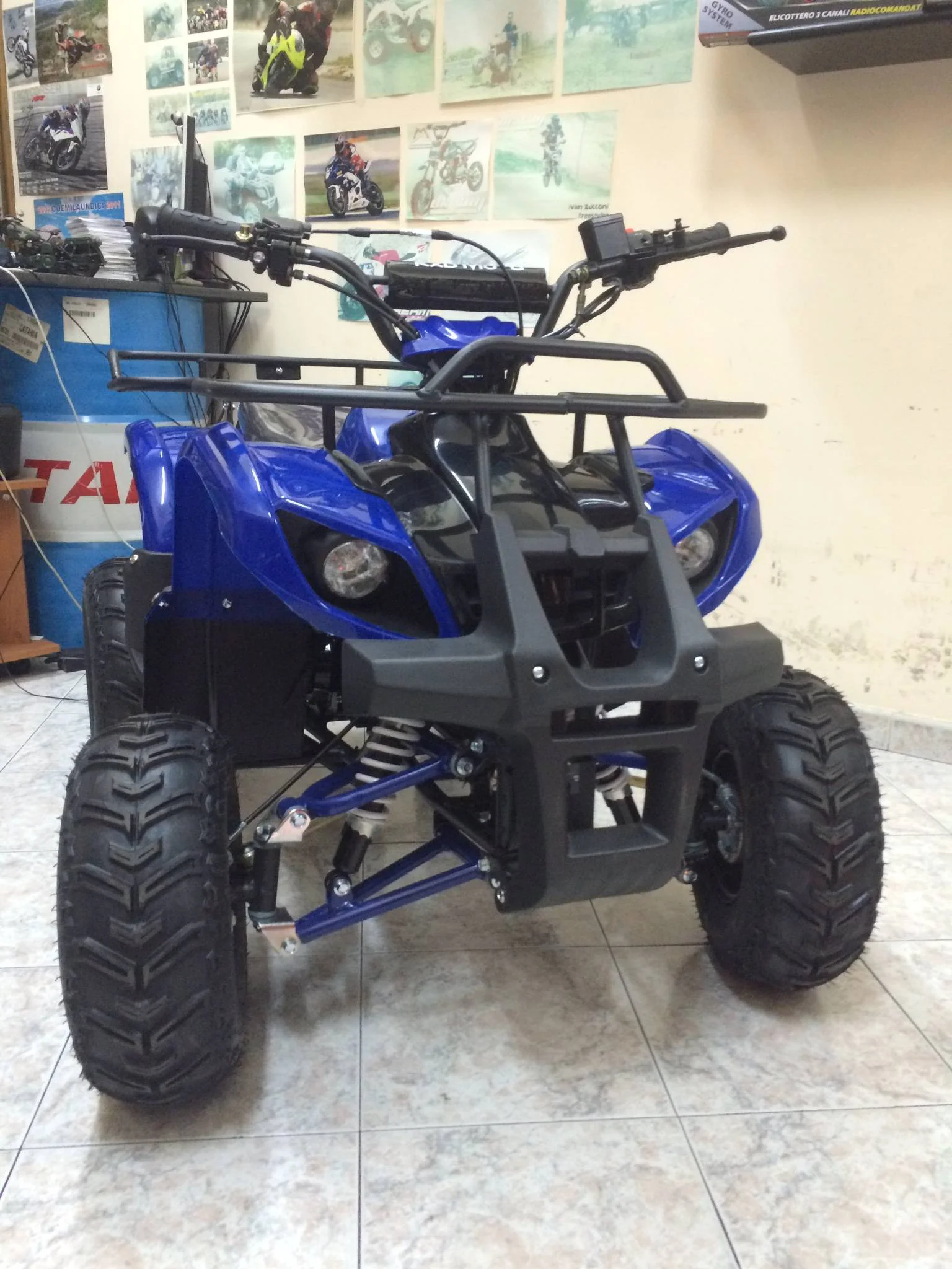 Quad Hummer 125cc 4T ruota 7″ avviamento elettrico, luci, telecomando, retromarcia, foto 3