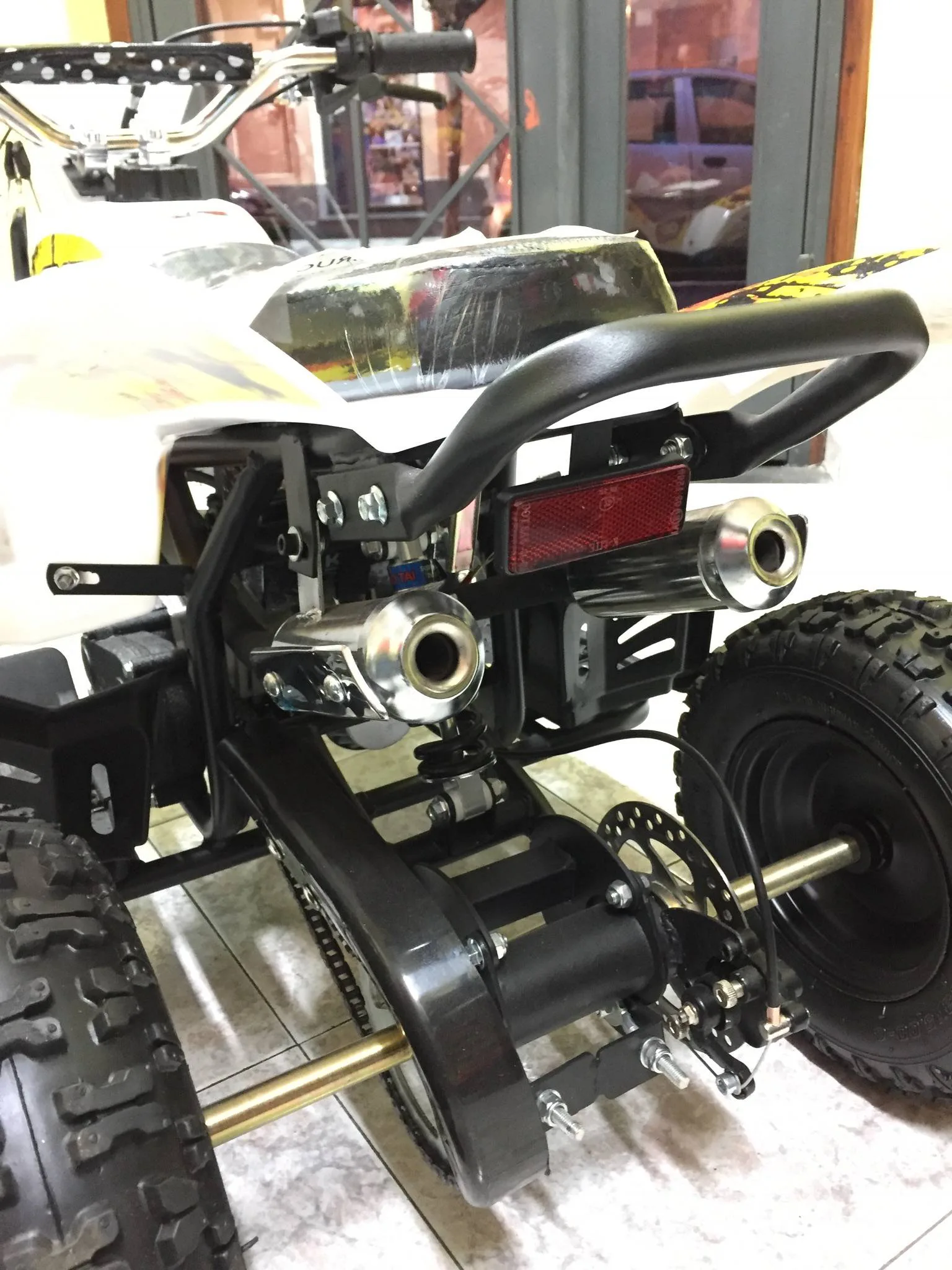 Mini quad Fox XTR 50cc 2T ruota 6″ avviamento elettrico, motore Big bore 7 CV, luci, carburatore 15/15, foto 3