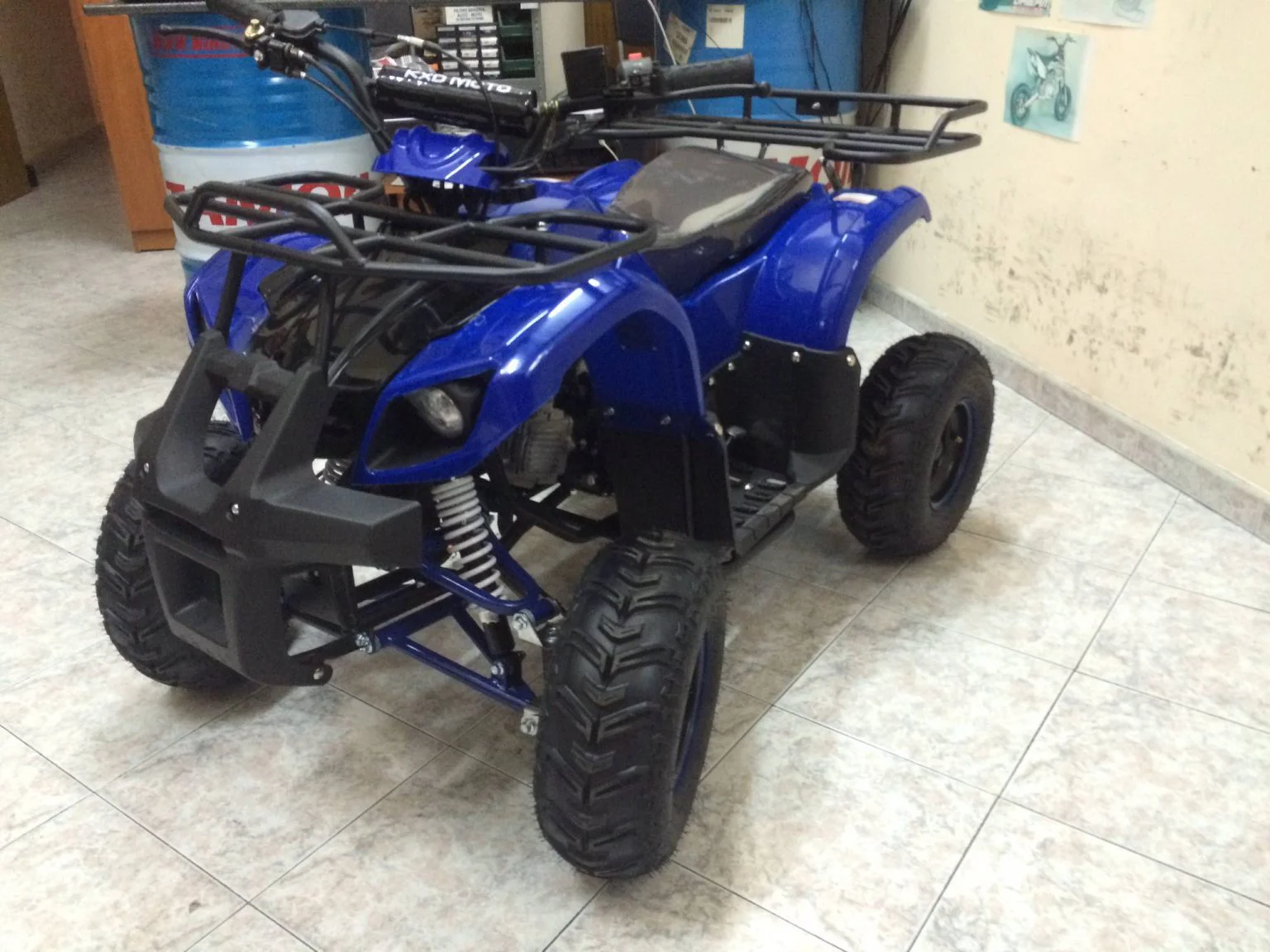 Quad Hummer 125cc 4T ruota 7″ avviamento elettrico, luci, telecomando, retromarcia, foto 4