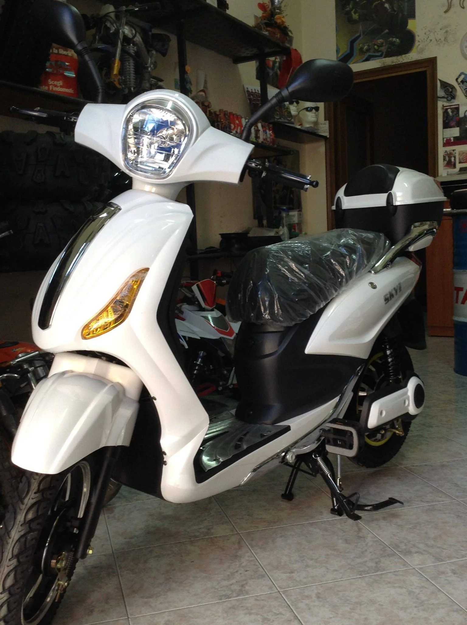 Bici scooter elettrico 250w omologato per la circolazione stradale, foto 6