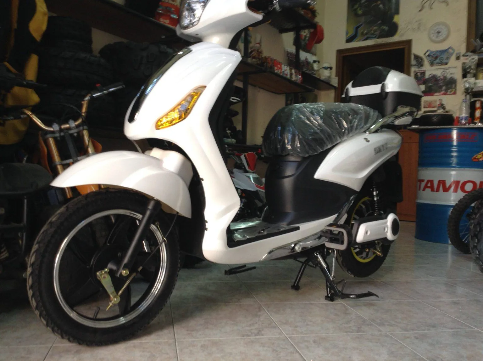 Bici scooter elettrico 250w omologato per la circolazione stradale, foto 7