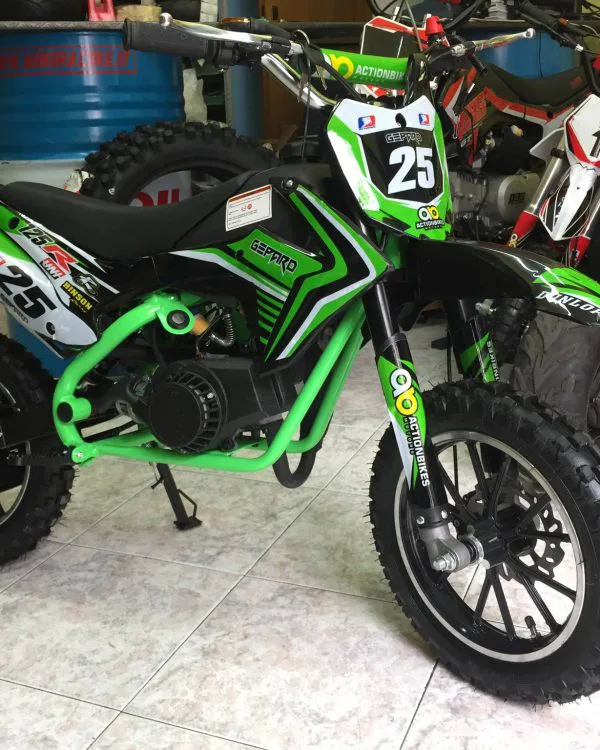 Mini cross Ghepard 50cc 2T ruota 10″ Easy start, riduttore