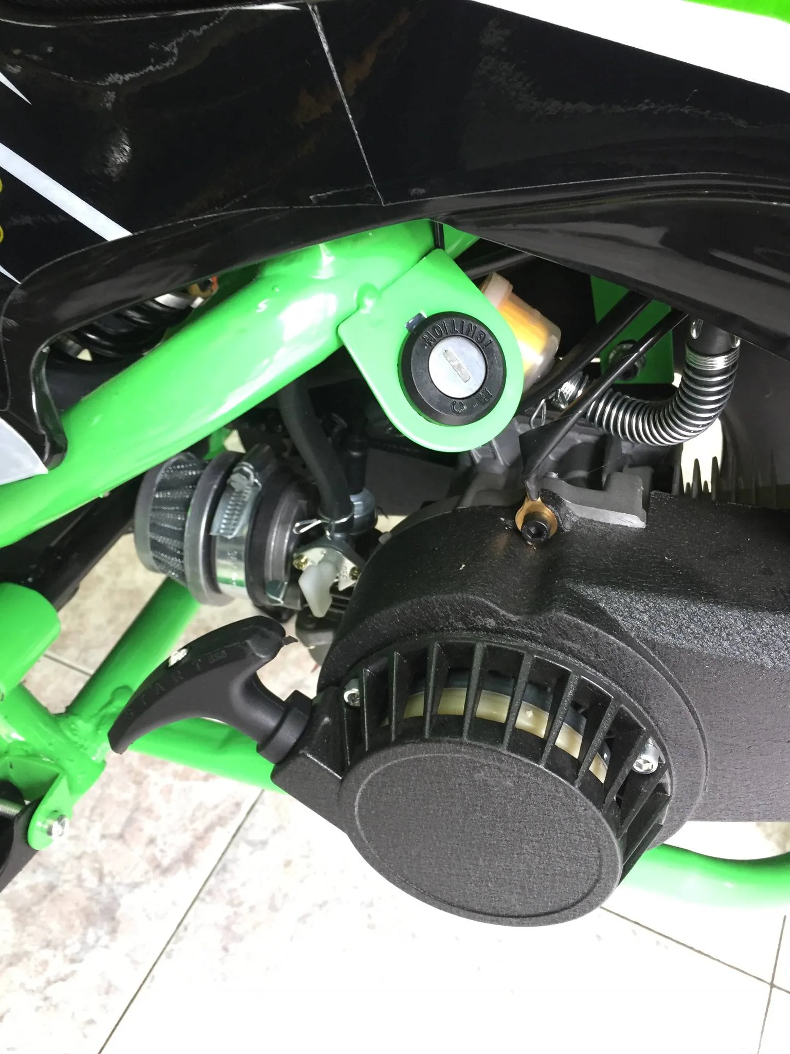 Mini cross Ghepard 50cc 2T ruota 10″ Easy start, riduttore, foto 6